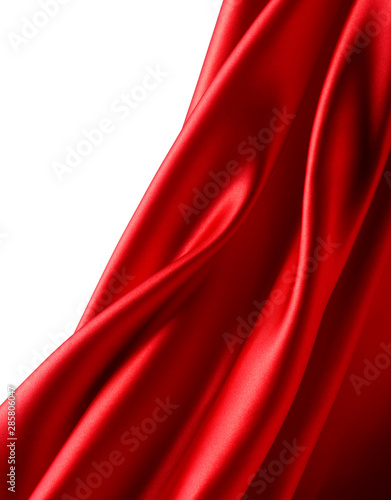 red satin background