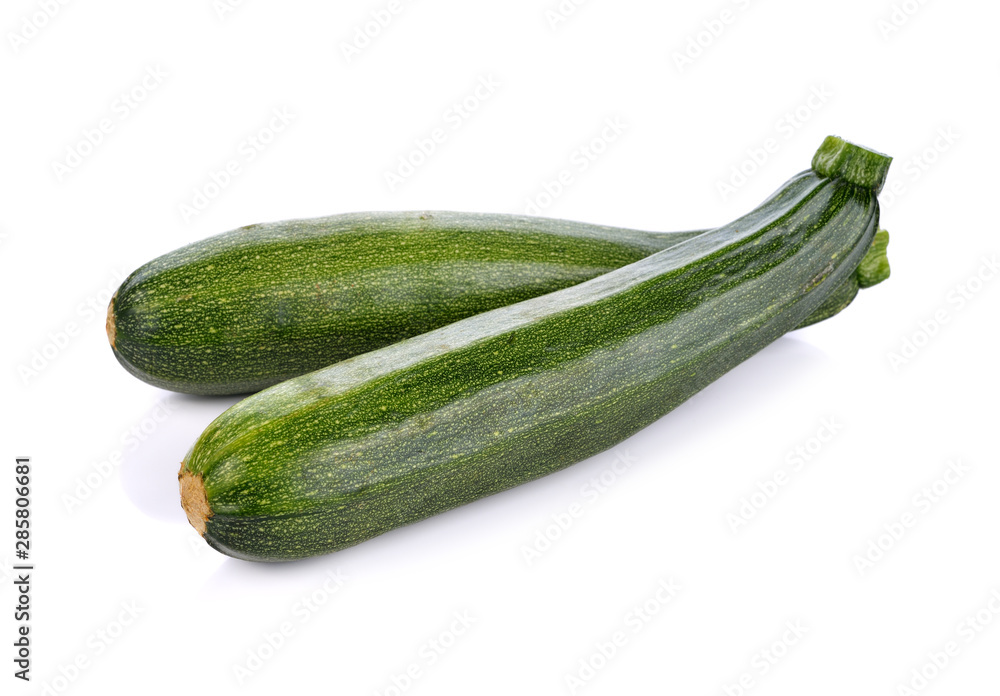 green zucchini vegetables isolated on white green zucchini vegetables isolated on white
