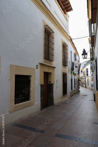 Cordoba Spain 2 2014 Streets  shops  mosques  balconies and people.