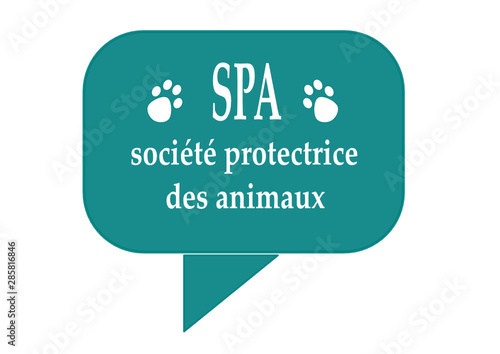 pancarte SPA, société protectrice des animaux