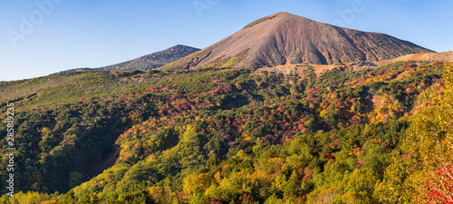 Fukushima Mountain bandai Autumn Fall Panorama