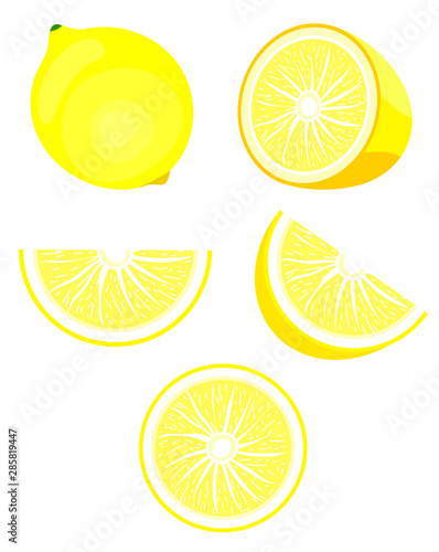 Lime citrus set