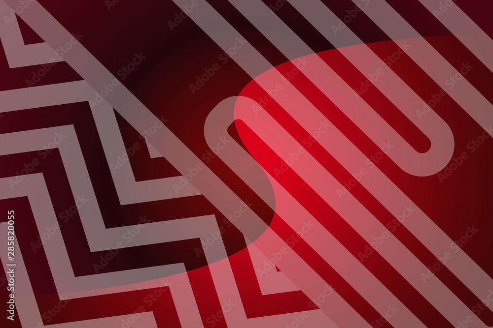 Fototapeta premium abstract, red, illustration, design, wave, wallpaper, pattern, graphic, line, curve, light, art, orange, texture, backgrounds, lines, shape, backdrop, color, motion, decoration, blue, digital, 3d