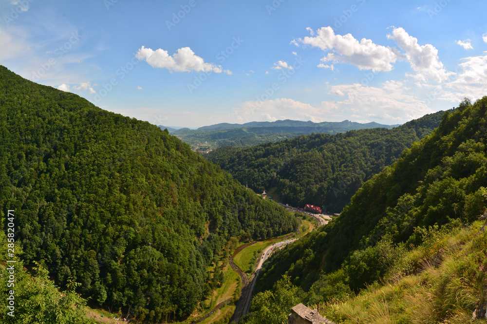 Naklejka premium landscape in Fagaras mountains