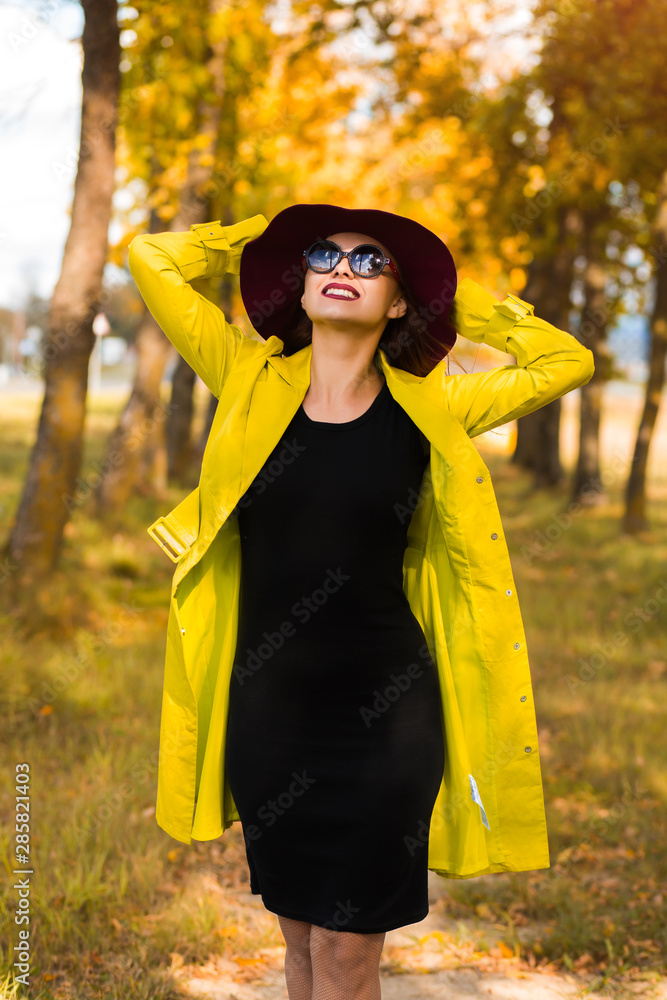 Yellow raincoat fashion on sale