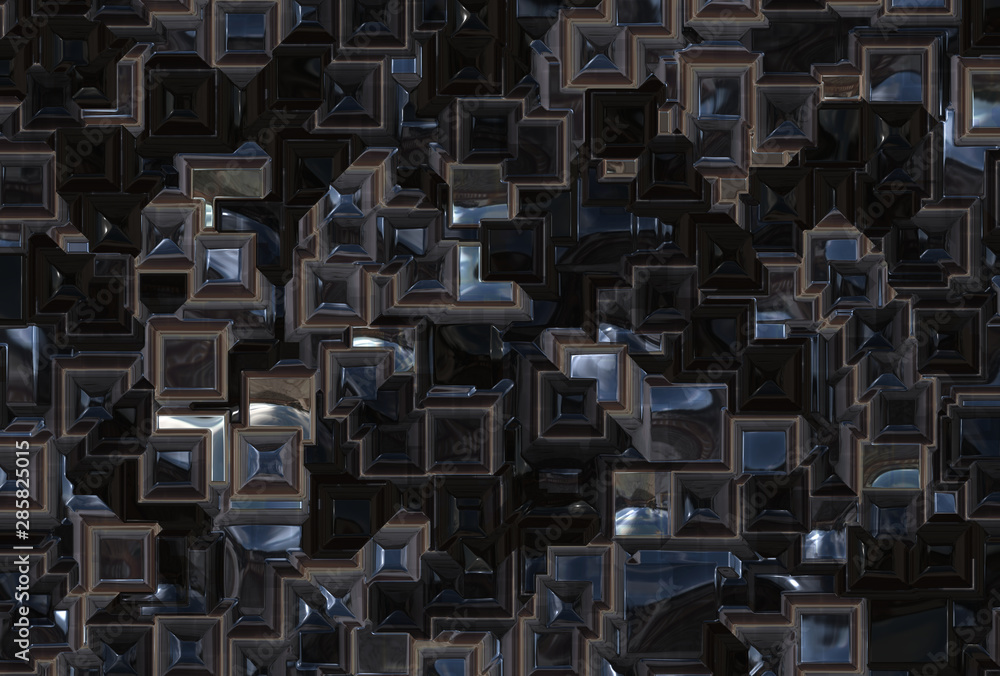 futuristic glowing blocks background futuristic glowing blocks background