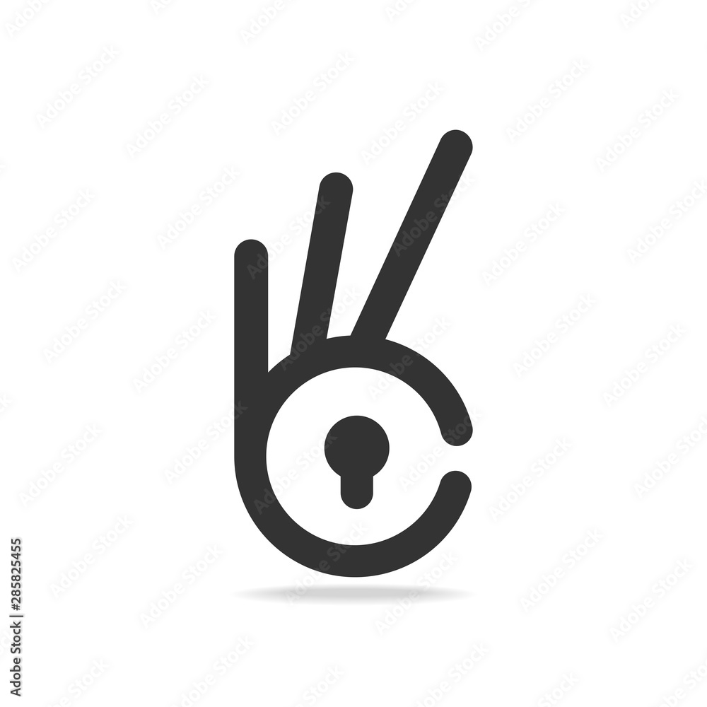 Safety icon design. Vector sign. Safety icon design. Vector sign.