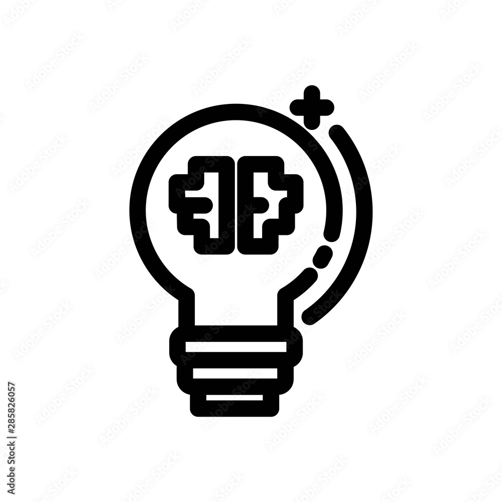idea line vector icon