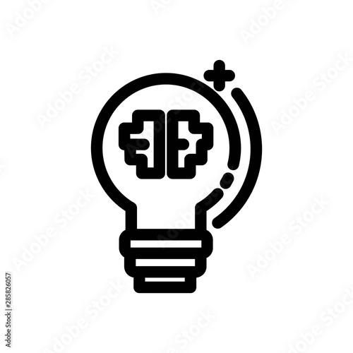 idea line vector icon