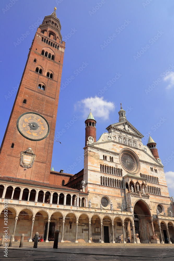 cremona city cathedral in italy 