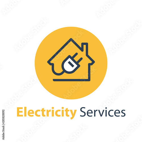 Electricity repair and maintenance, house and plug