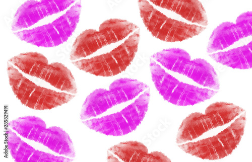 lipstick kisses 