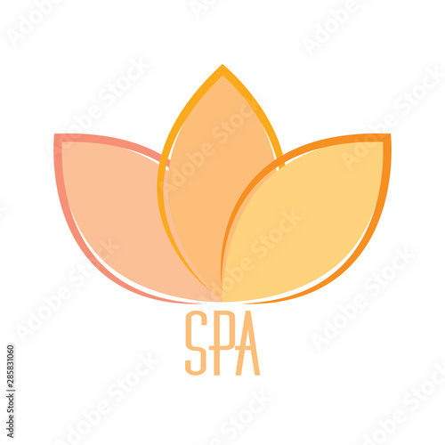 abstract spa label