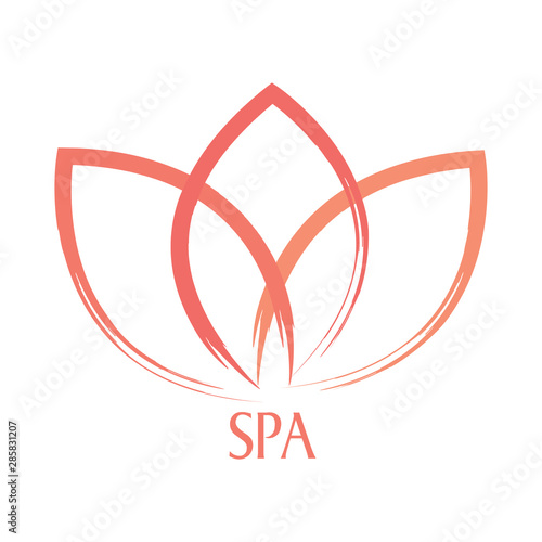 abstract spa label