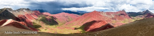 Rainbow mountains or Vinicunca Montana de Siete Colores © Daniel Prudek