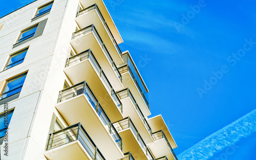 EU Balcony Apartment house home residential building complex real estate