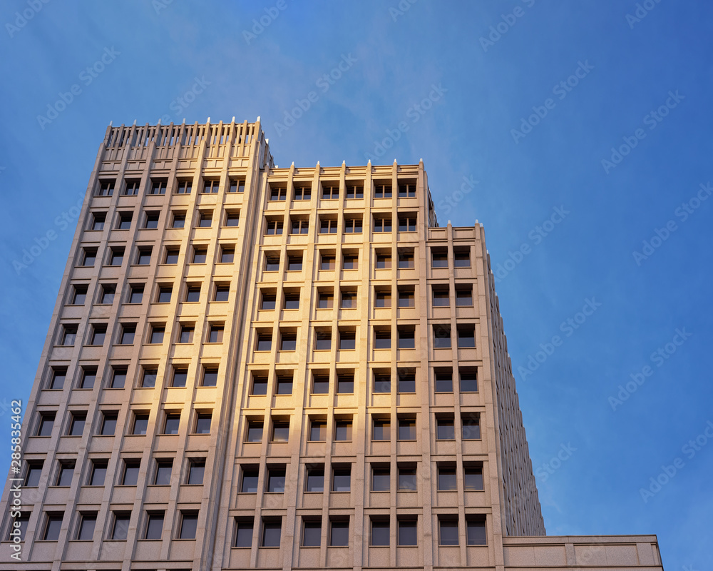 Apartment modern house and business building architecture Berlin Germany