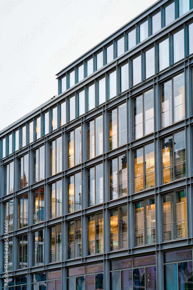 Modern apartment house business building architecture Berlin Modern apartment house business building architecture Berlin