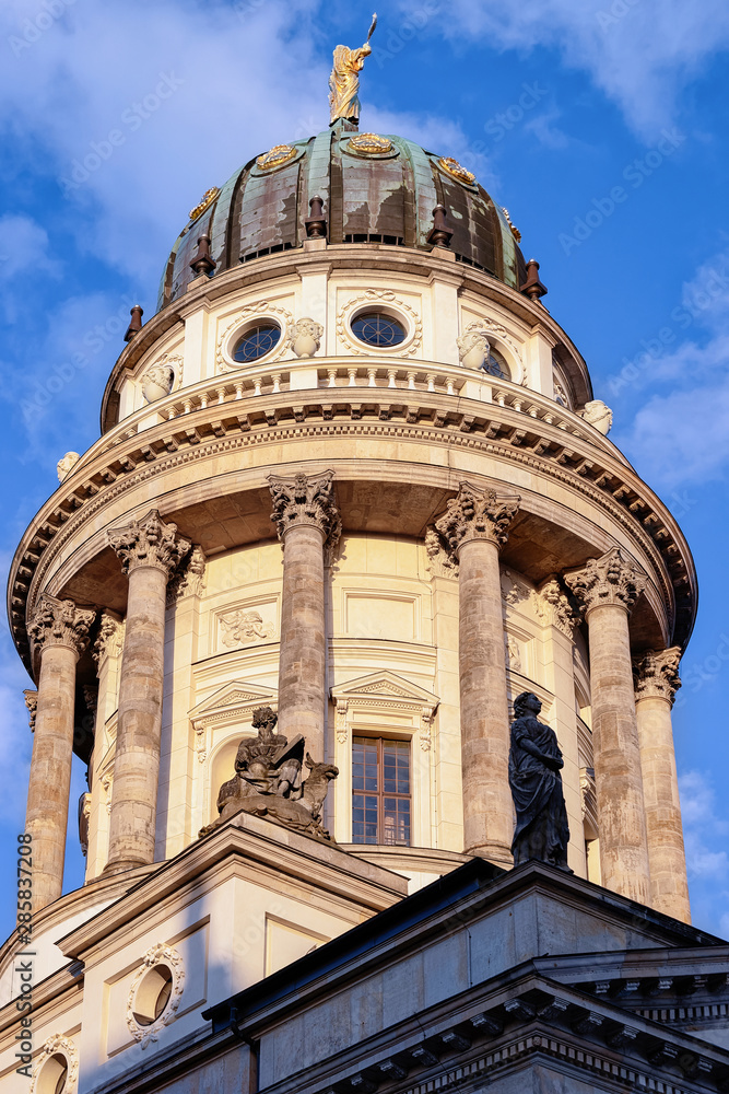 Dome of French Church at Gendarmenmarkt in Berlin
