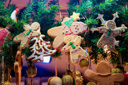 Gingerbread cookies on Christmas market on Alexanderplatz