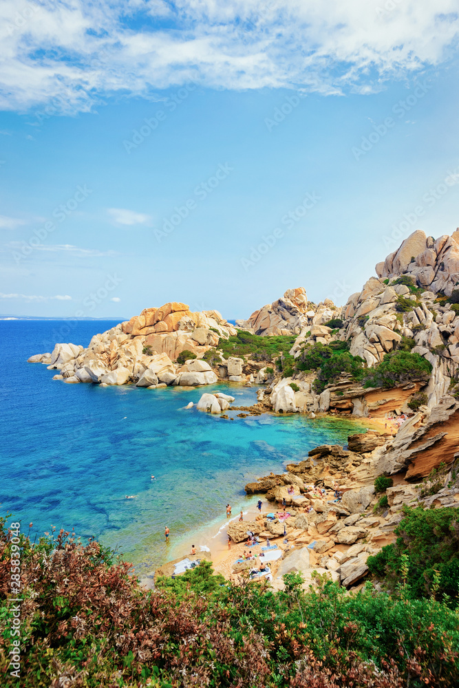 Scenery with beach Capo Testa Santa Teresa Gallura Scenery with beach Capo Testa Santa Teresa Gallura