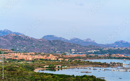 Landscape and scenery in Golfo Aranci in Costa Smeralda