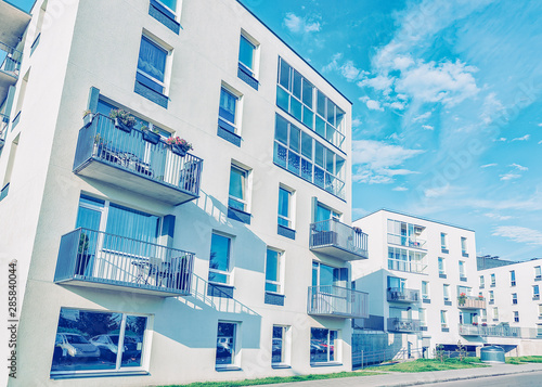 New block of residential buildings