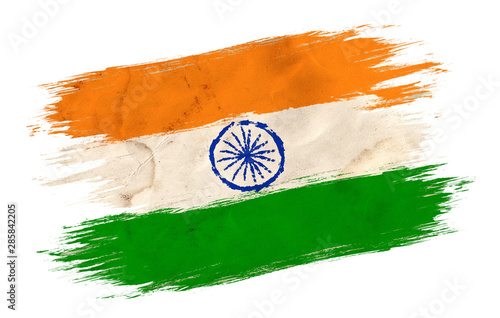 Foto Vintage flag of India