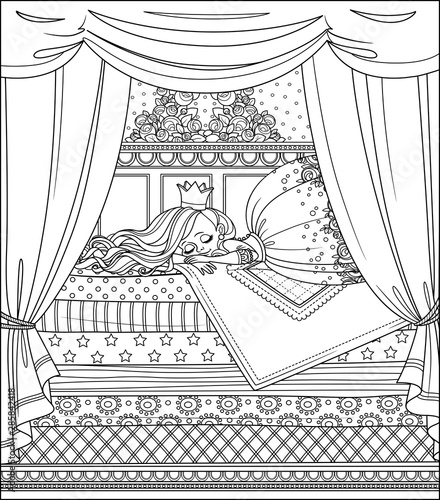 Obrazy Księżniczki  spiaca-krolewna