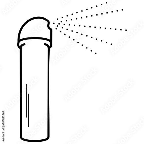Spray Cosmetic icon in outline style