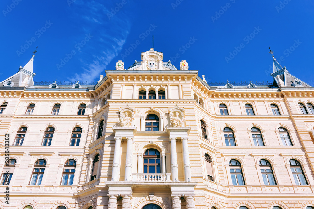 Facade of Provincial Court of Civil Law in Graz