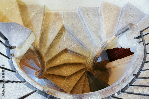 Konstfotografi Double staircase at Grazer Burg in Graz