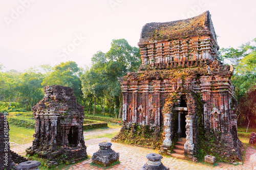 Obraz na plátně My Son Hindu Temple and Sanctuary Hoi An Vietnam