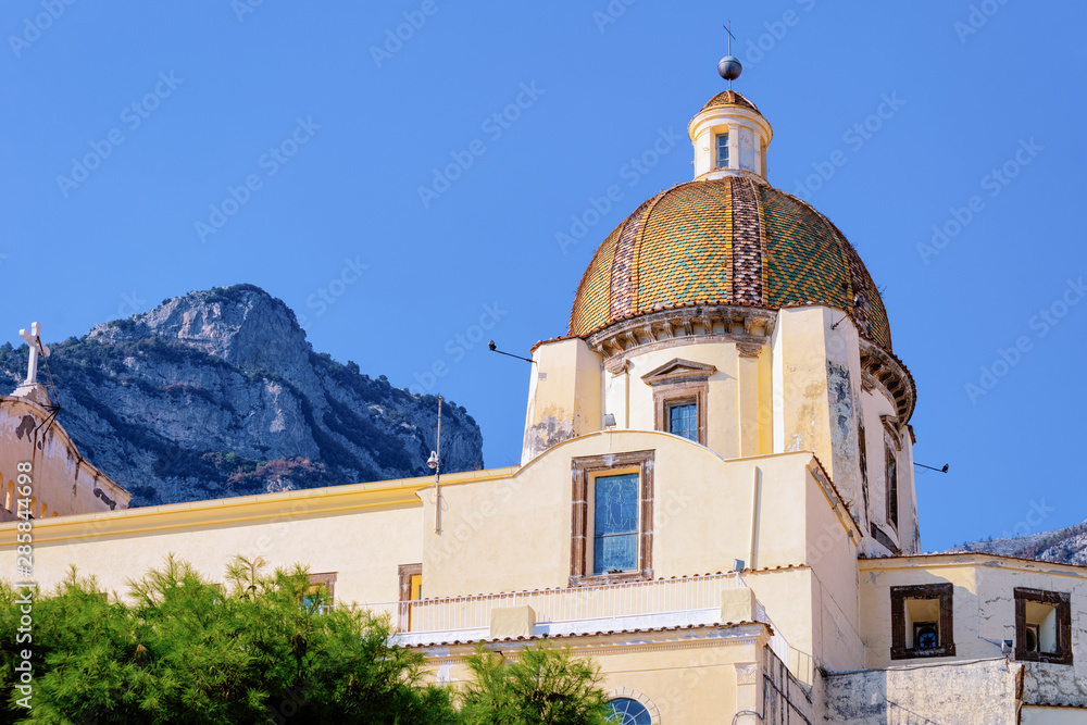 Citiscape with Santa Maria Assunta Church in Positano