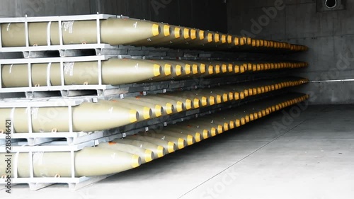 The 118th Logistics Readiness Squadron's examine missiles at the Ramstein Air Base, Germany for upgrade training June 1-15, 2019 photo