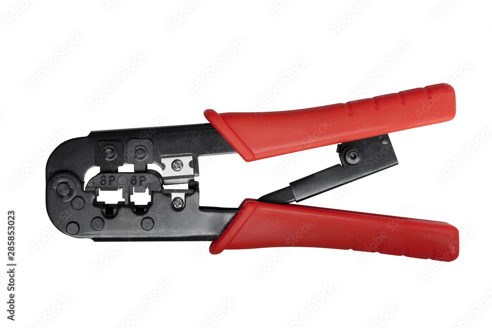 Crimping Tools isolated on white background Crimping Tools isolated on white background