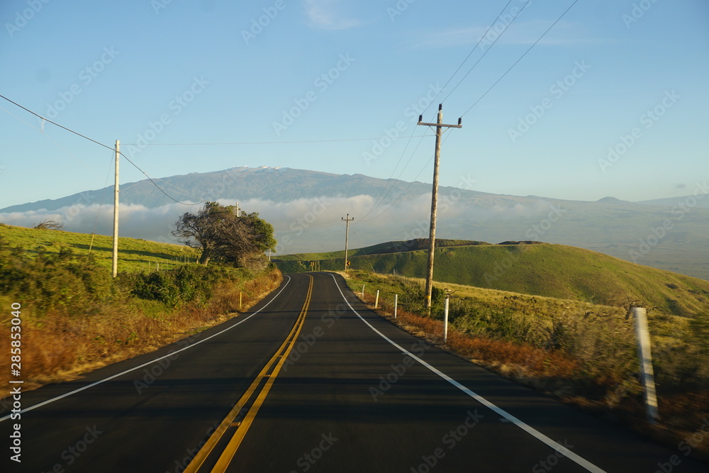 Kohola Mountain - Big Island - Hawai - Usa - Road 