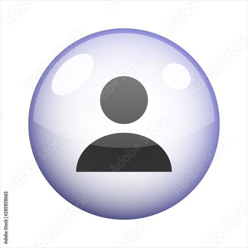 Man bubble icon vector design