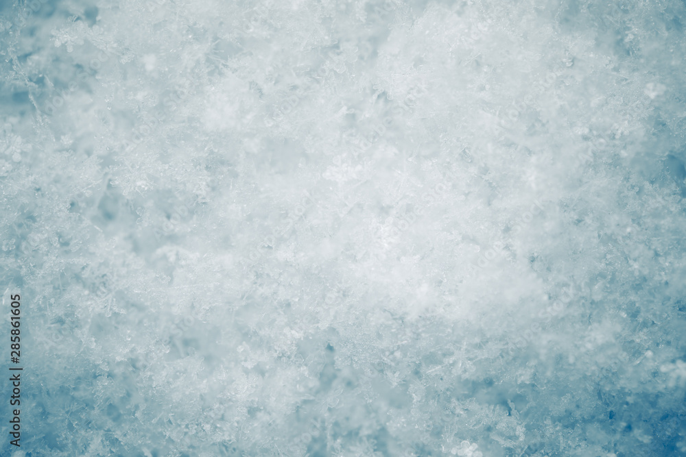 snow texture with copy-space, close-up view snow texture with copy-space, close-up view