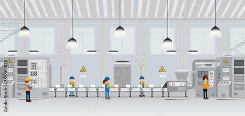 Factory production line