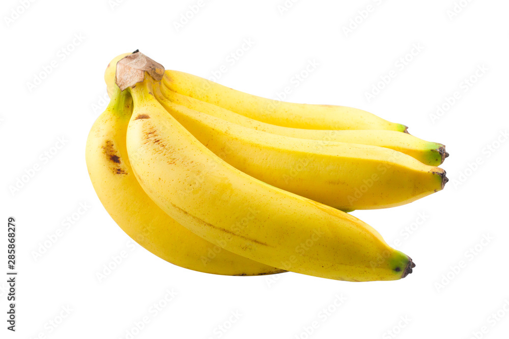 Fresh banana isolate on white background