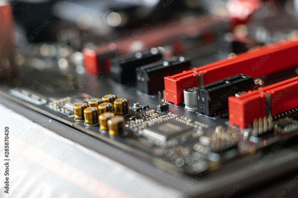 PC build - PC build - Motherboard I/O layout (red and black) Stock ...