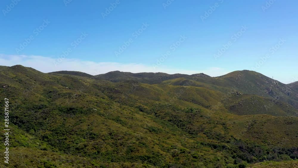 Drone fly over Green mountain around Alpine San Diego County. Drone fly over Green mountain around Alpine San Diego County.