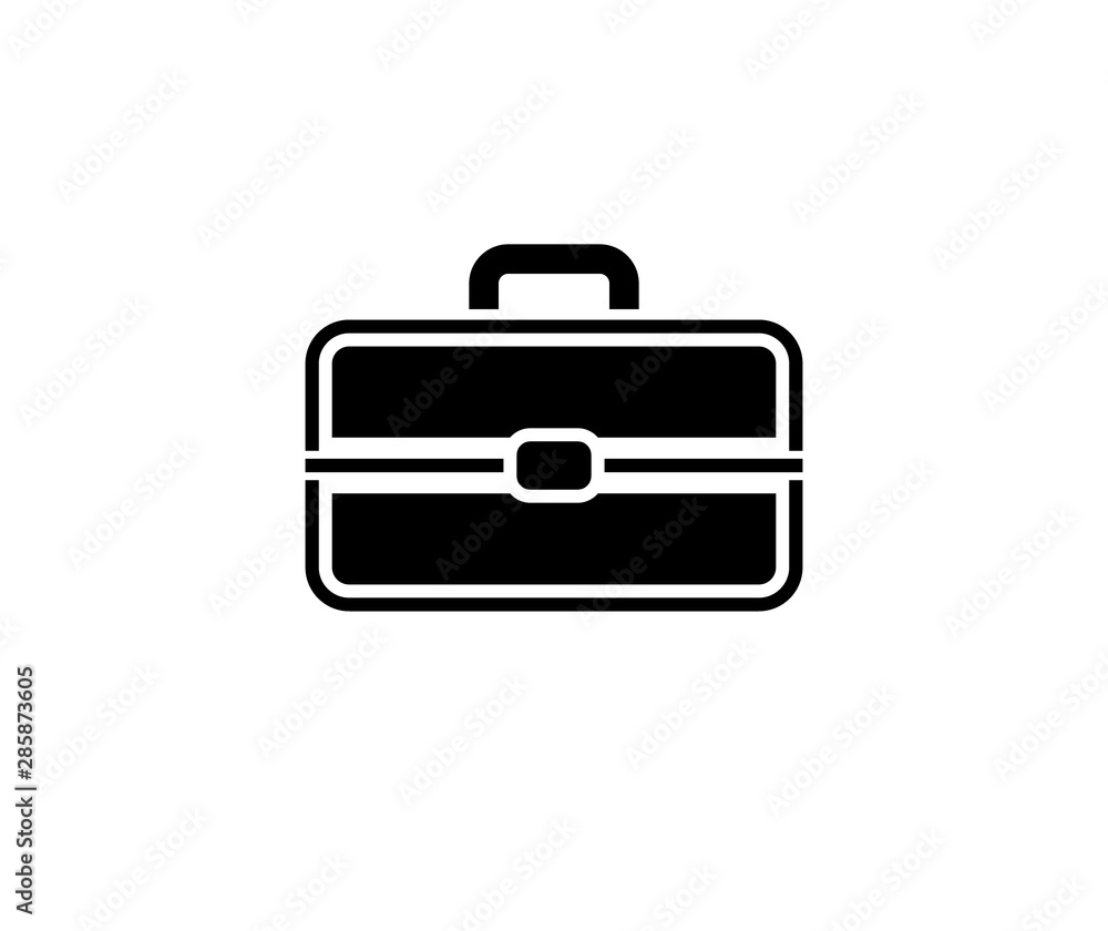 Briefcase icon isolated on white background. Briefcase icon isolated on white background.