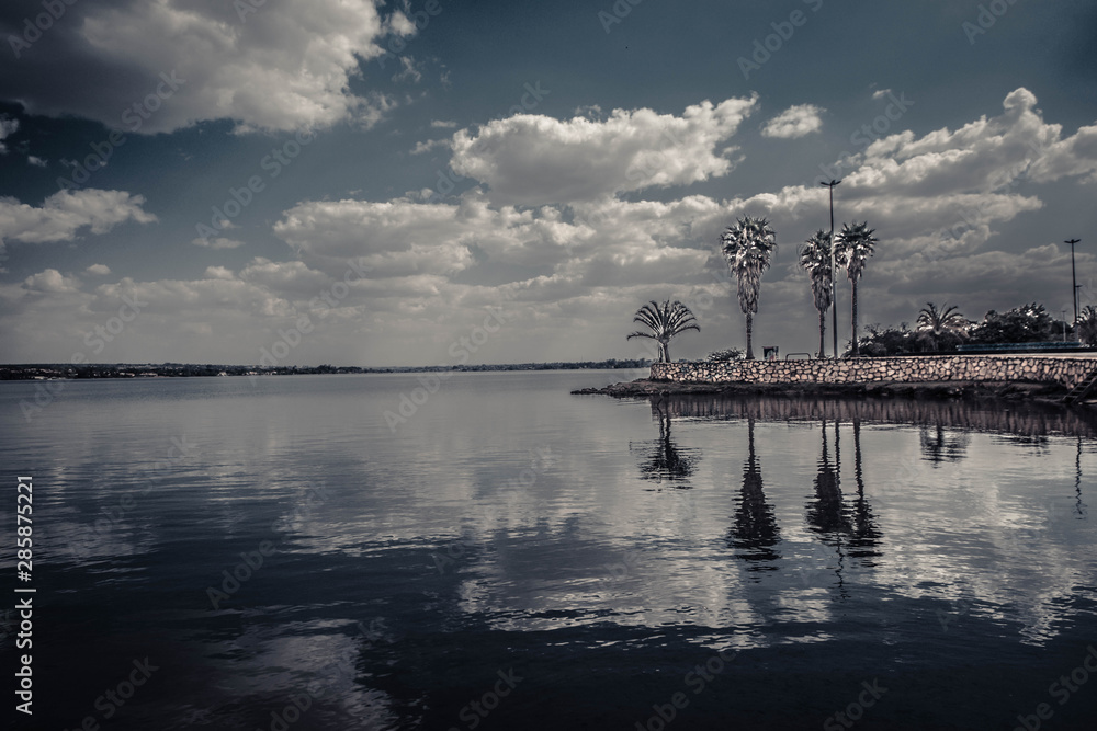A beautiful view of Paranoa Lake in Brasilia, Brazil A beautiful view of Paranoa Lake in Brasilia, Brazil