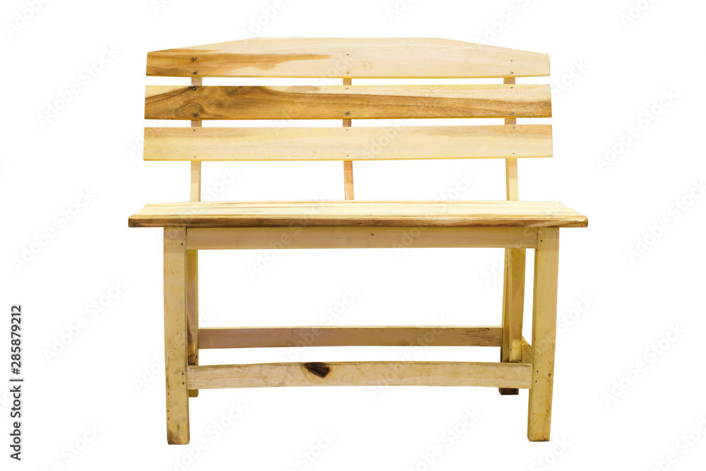 Wood bench isolate on white background Wood bench isolate on white background