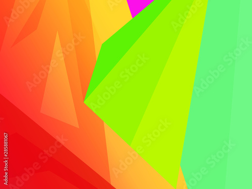 Colorful geometric background. Fluid shapes composition.