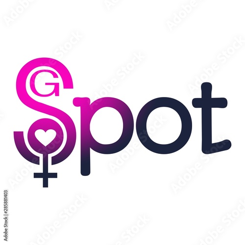 Metaphor of exploring female sexuality. Spot-g erogenous zone concept.