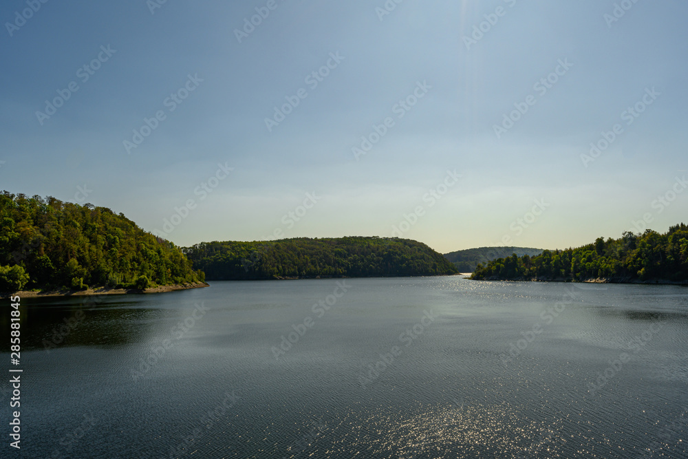 Rappbode Talsperrre im Harz, See in Sachsen Anhalt