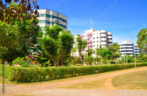 A beautiful view of Southwest Sector in Brasilia, Brazil